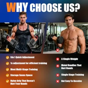 Fast Adjust Innovative Workout Dumbbells
