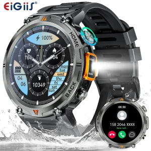 Men's Bluetooth Health Monitor Smartwatch