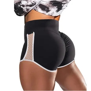 Slim Fit High Waist Workout Shorts