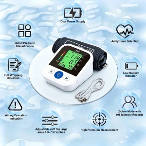 Home Blood Pressure and Heart Monitor