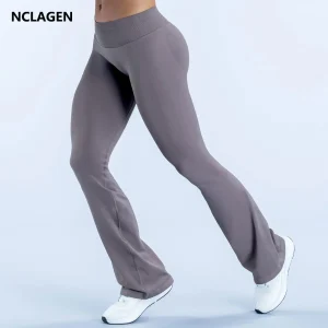 Women’s Seamless Flare Leggings Workout Pants